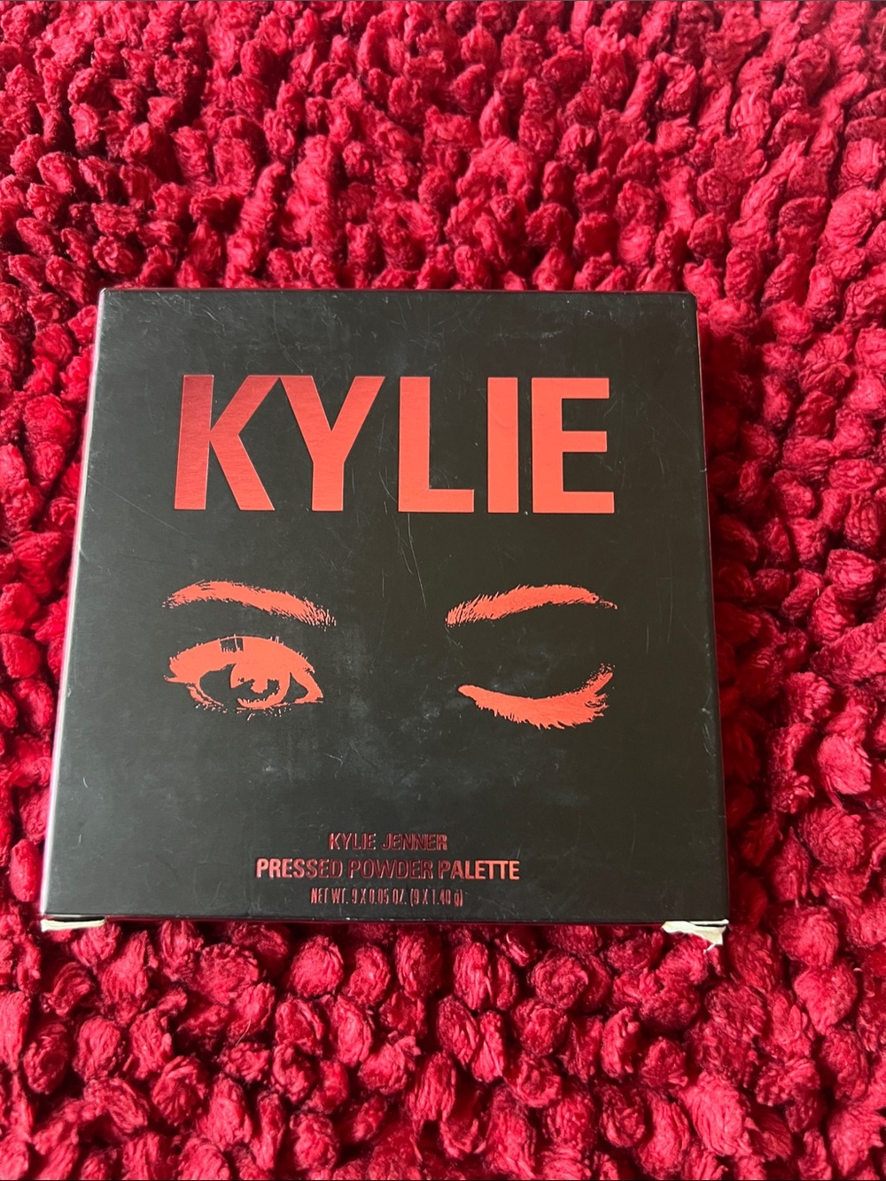 Kylie Cosmetics Eyeshadow Palette in Vibrant Red